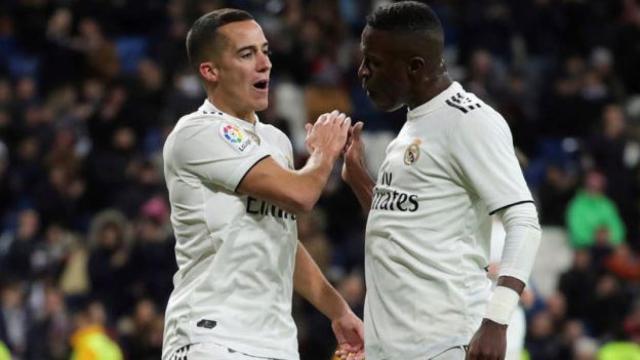 Lucas Vázquez y Vinicius Júnior