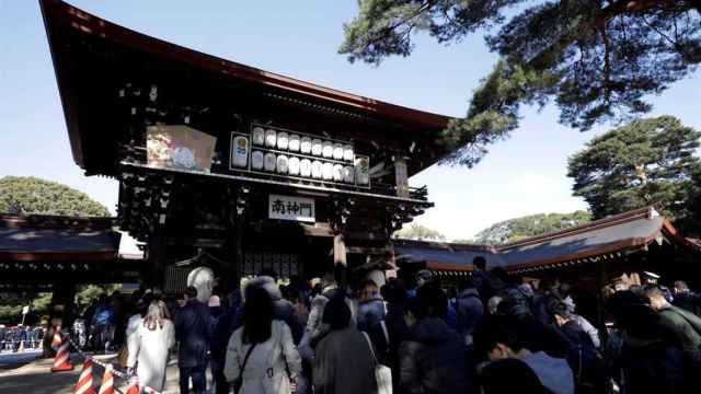 El Santuario Meiji en Tokio (Japón).
