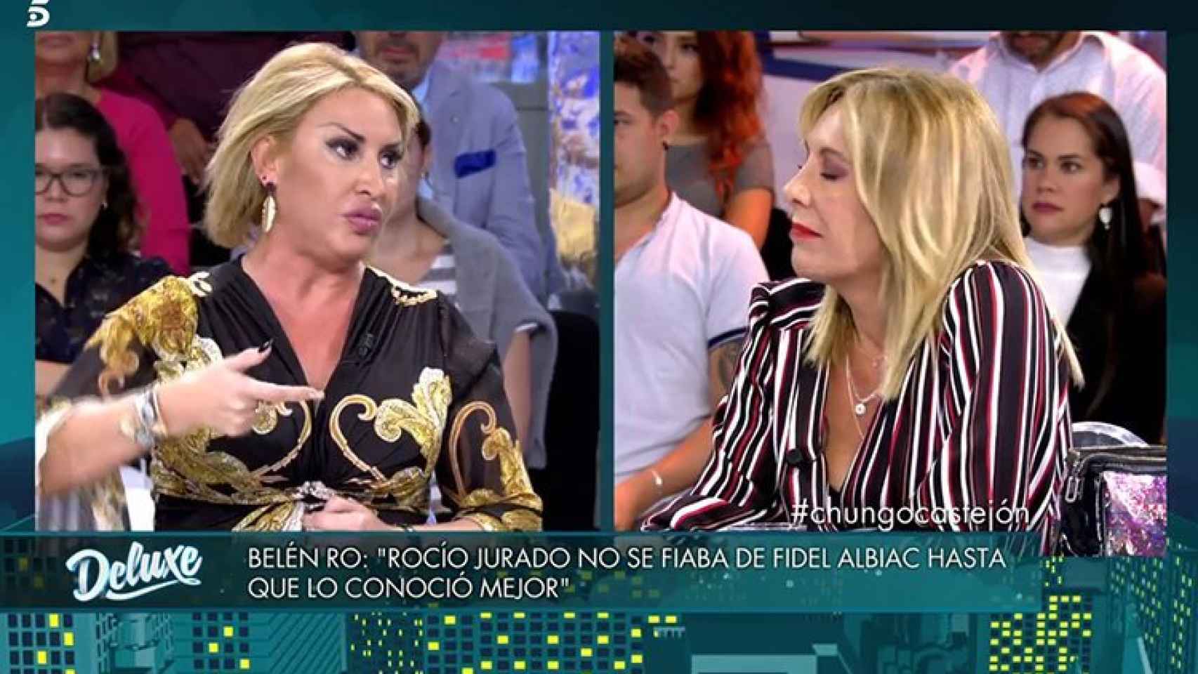 Raquel Mosquera y Belén Ro, en 'Sábado Deluxe'.