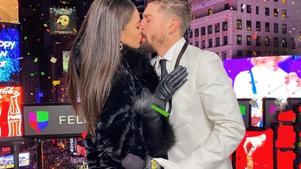 Adrián Lastra y Clara Chaín, en Nueva York.