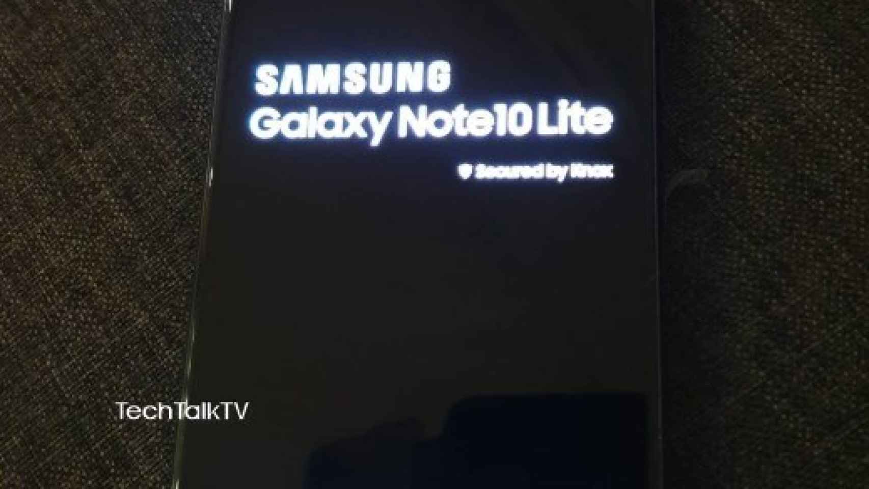Galaxy Note 10 Lite: primeras imágenes reales del móvil