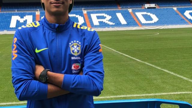 Reinier, en el Santiago Bernabéu