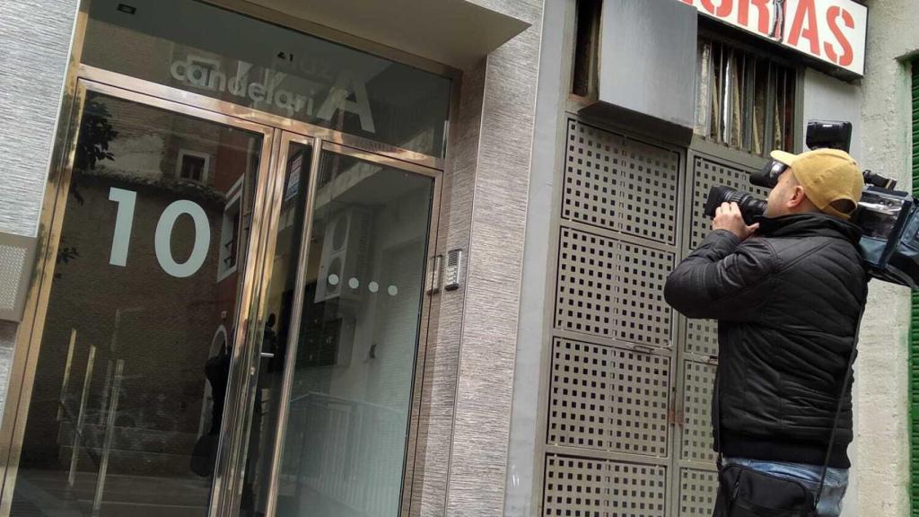 El número 10 de la Plaza de la Candelaria, en Murcia, donde se produjo la supuesta agresión sexual.