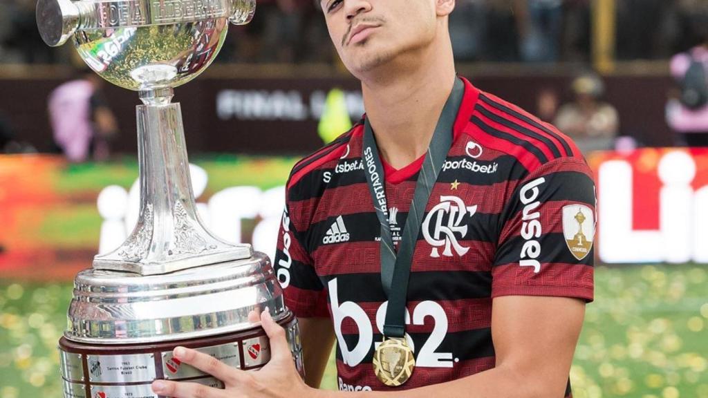 Reinier, con la Copa Libertadores