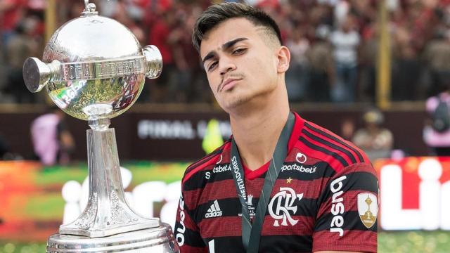 Reinier, con la Copa Libertadores