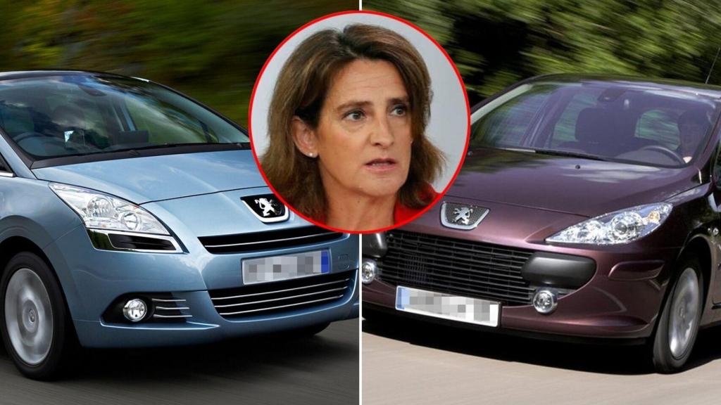 Teresa Ribera (PSOE) La ministra para la Transición Ecológica tiene dos Peugeot: un 5008 del año 2011 y un 307 del año 2007.
