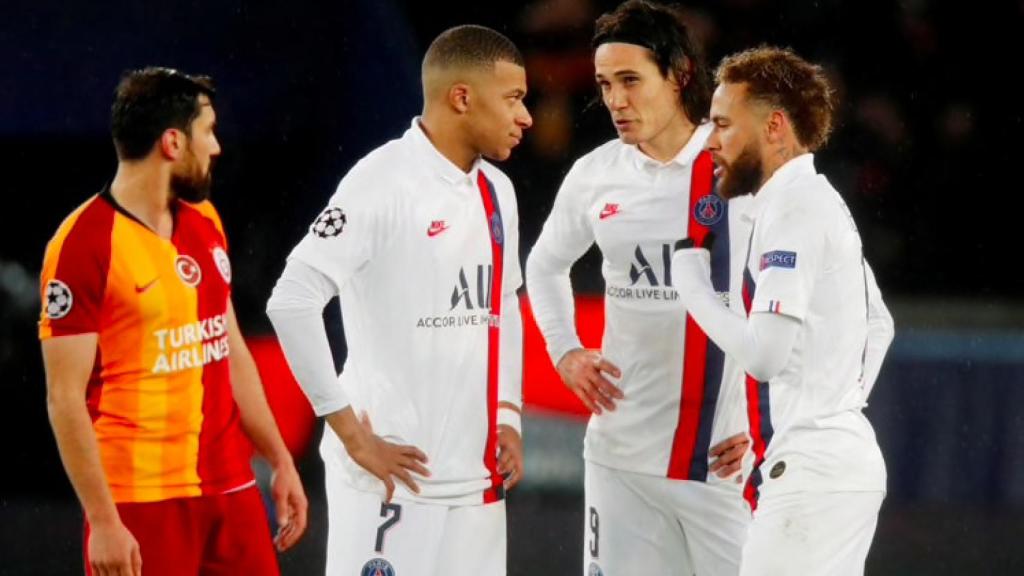 Mbappé, Cavani y Neymar