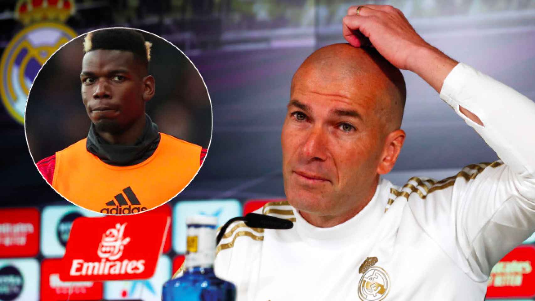 La pregunta sobre Pogba que comprometió a Zidane