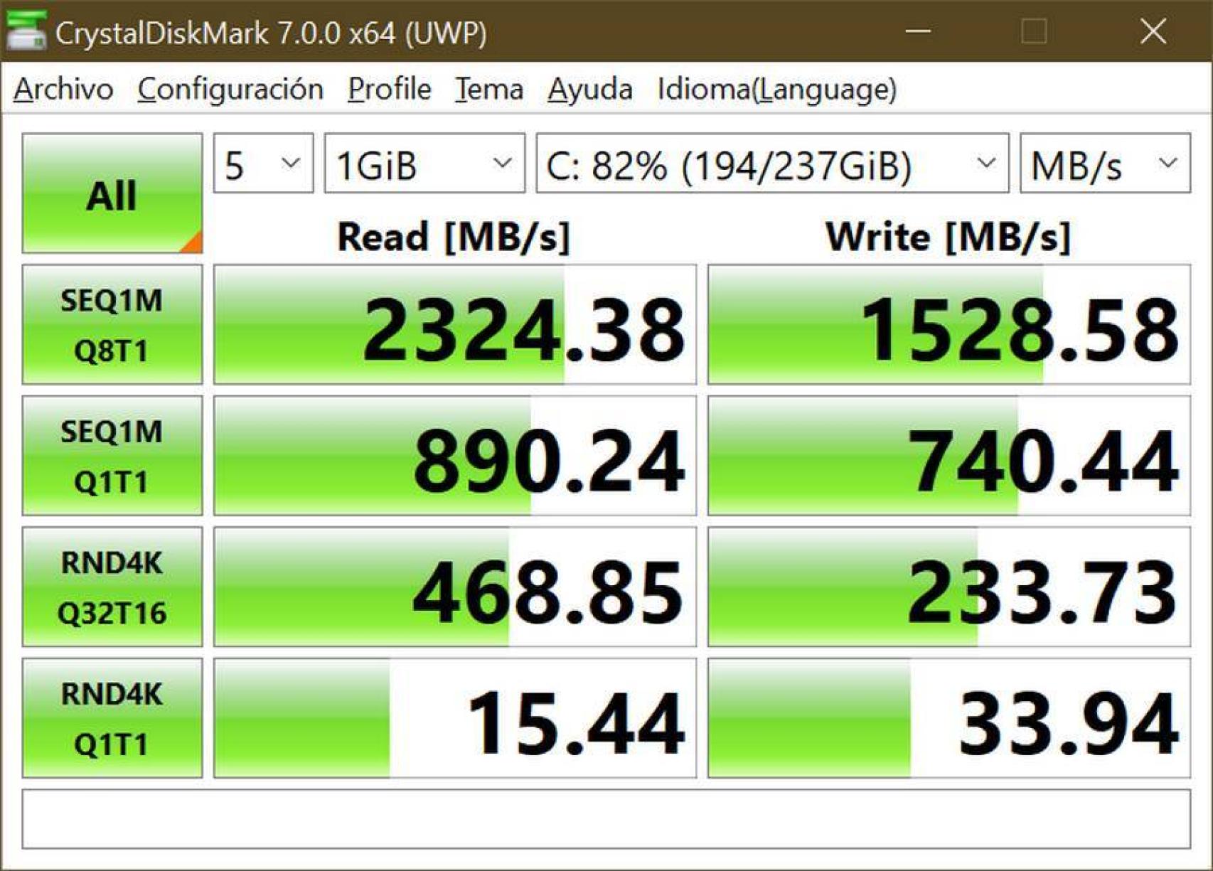 Microsoft Surface Laptop 3 (Velocidad SSD)