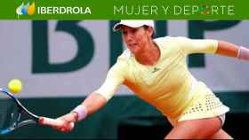 Garbiñe Muguruza en Roland Garros