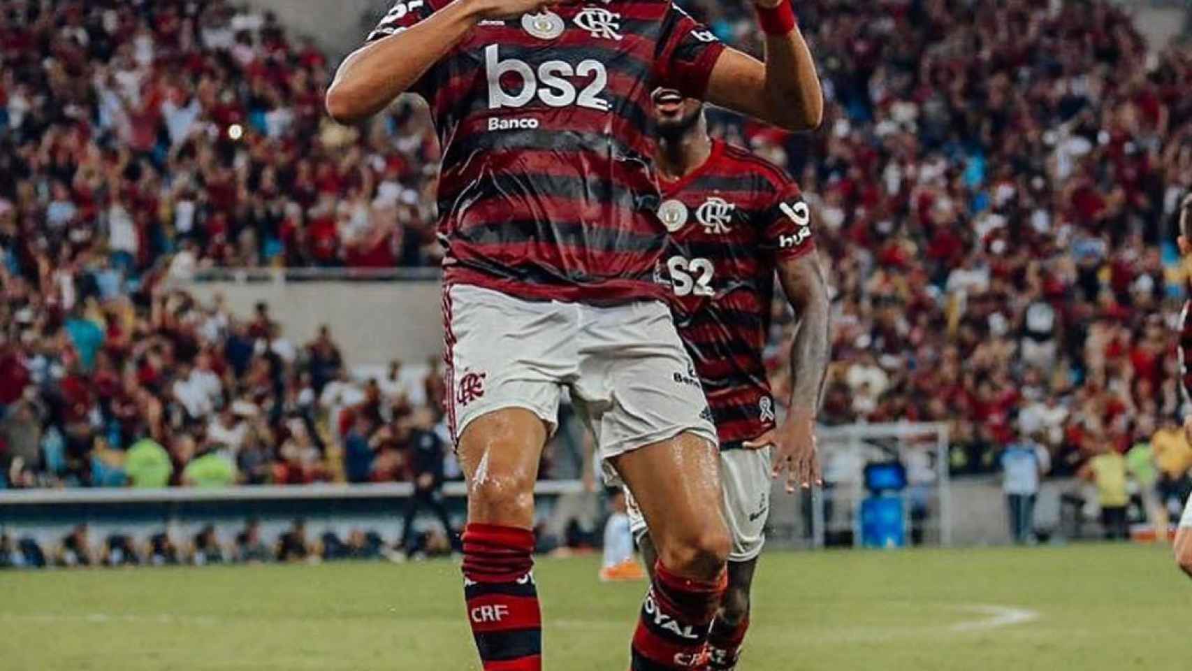 Reinier, en un partido del Flamengo