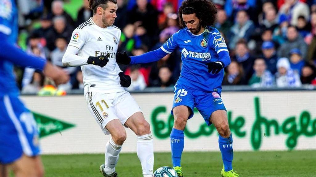 Cucurella, en el Getafe - Real Madrid de La Liga