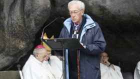 Lorenzo en el Santuario de Lourdes (Foto: Diariosanitario.com)