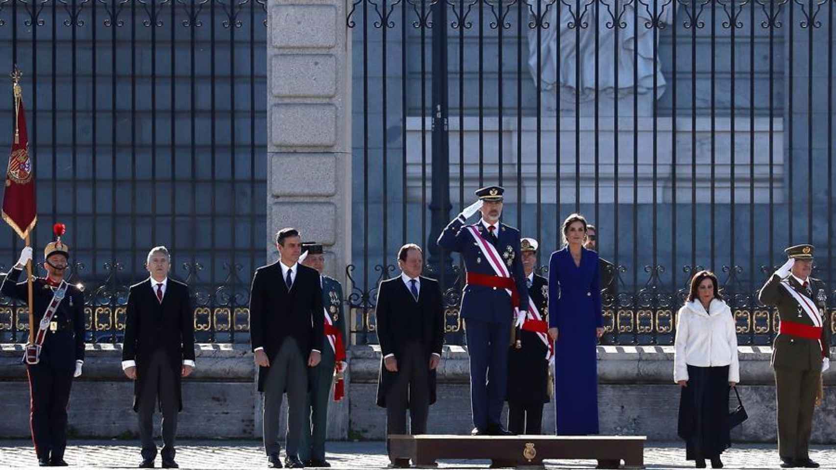 El Rey Felipe VI en la Pascua Militar en Madrid.