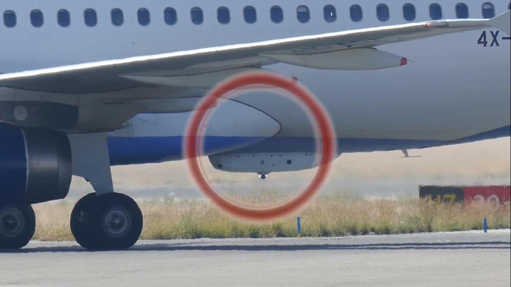 C-MUSIC instalado en un Airbus A320 de Israir