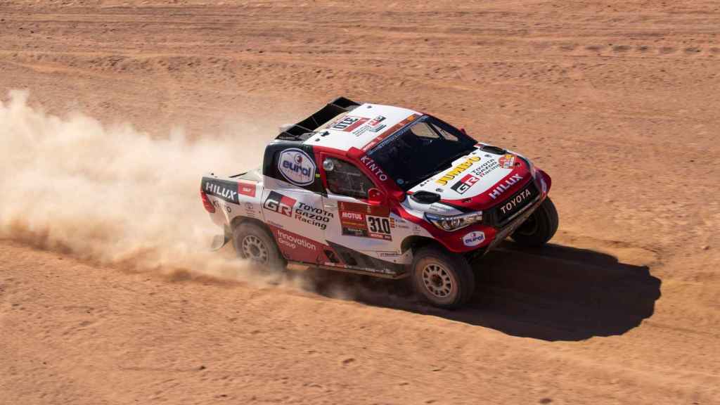 Fernando Alonso en el Rally Dakar