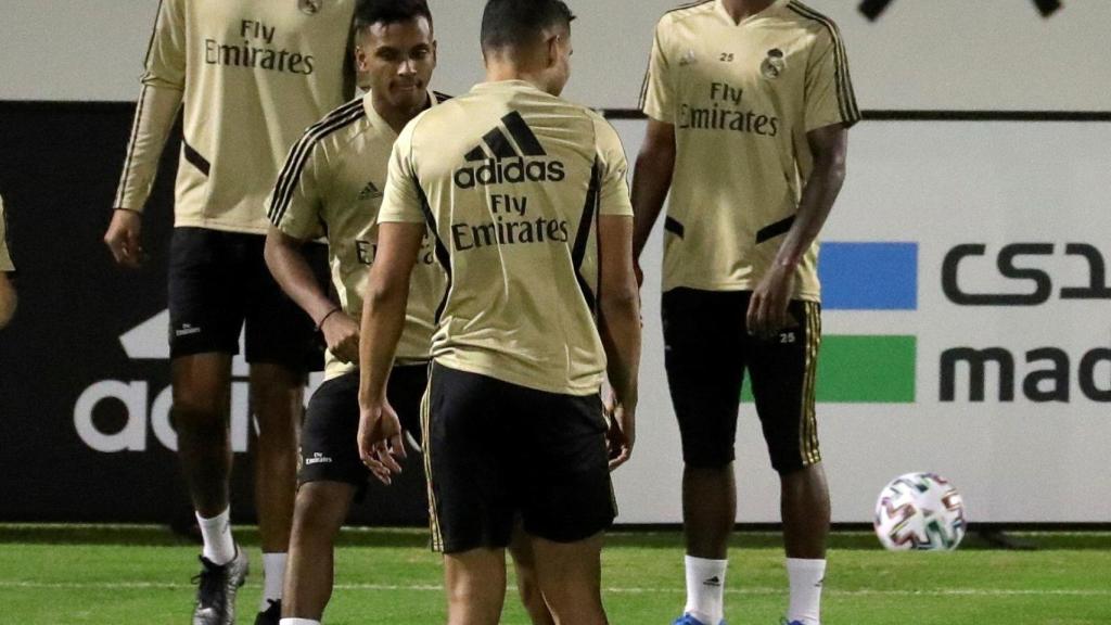 El Real Madrid se ejercita en Yeda