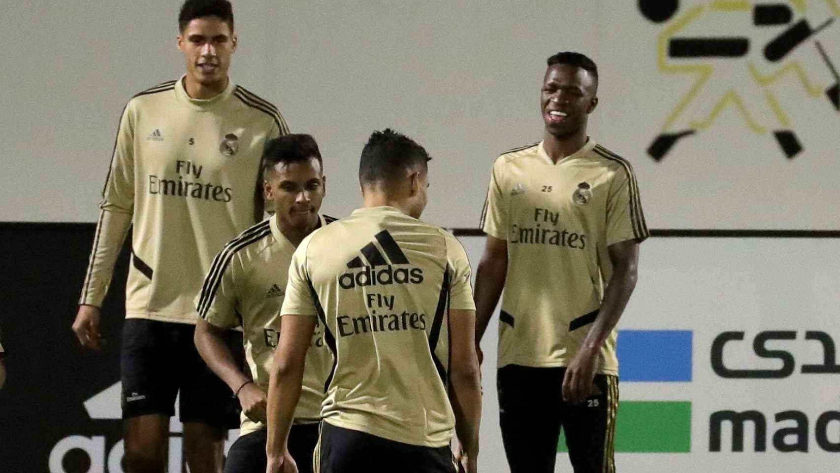 El Real Madrid se ejercita en Yeda