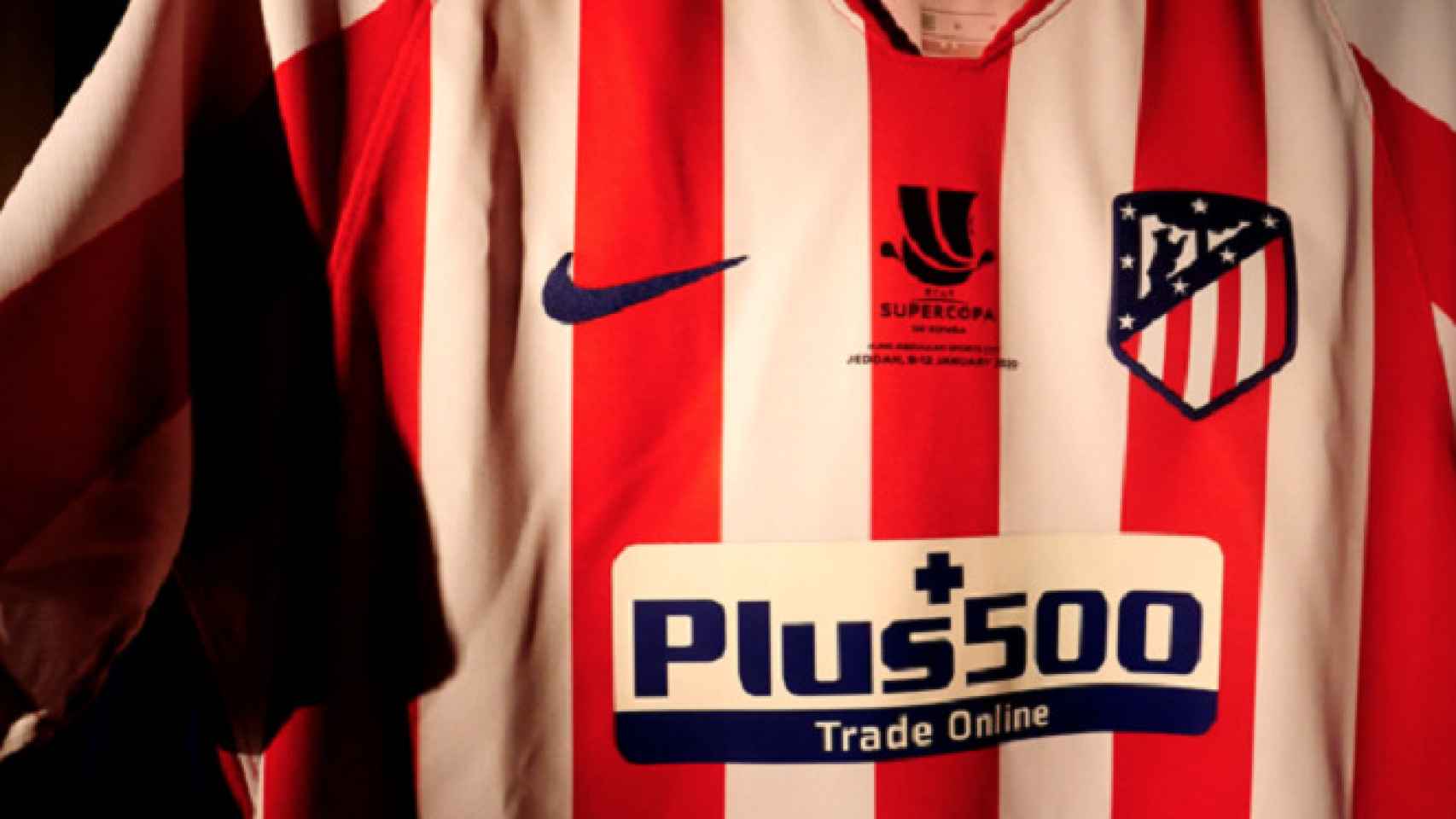 El Atlético luce una camiseta especial para la Supercopa de España