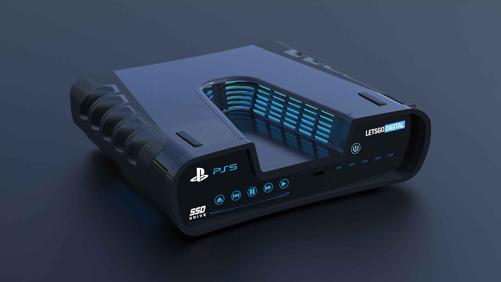 Concepto de la Playstation 5 basado en el kit de desarrollo