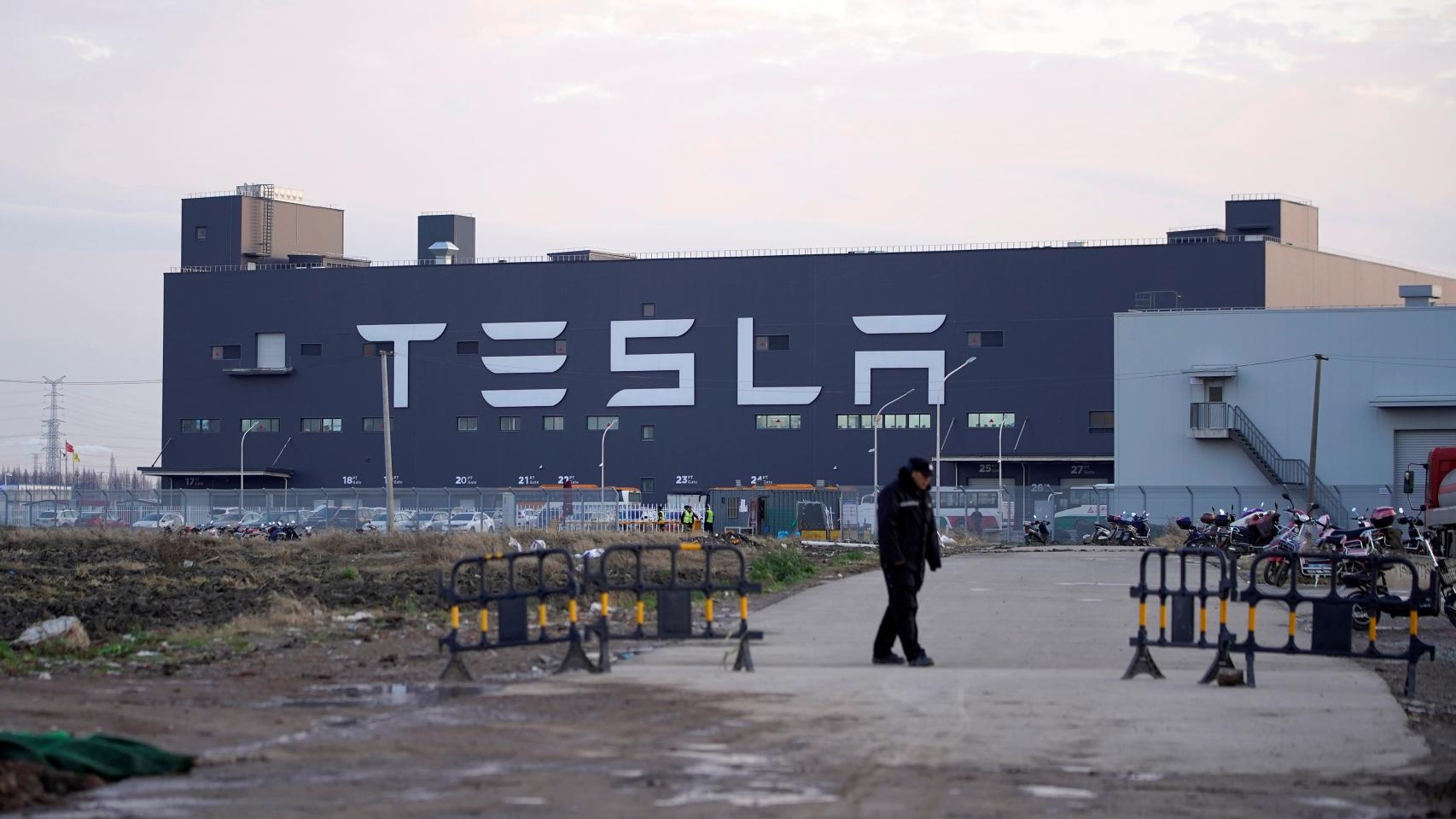 Nueva fábrica de Tesla en Shanghái. La de Berlín será similar