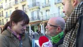 Así fue el enfrentamiento entre Pablo Polo y la militante de VOX (Mediaset)