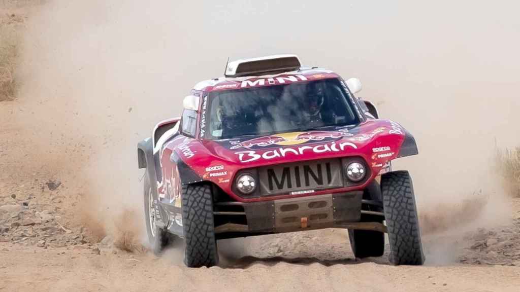 Carlos Sainz, en la cuarta etapa del Rally Dakar