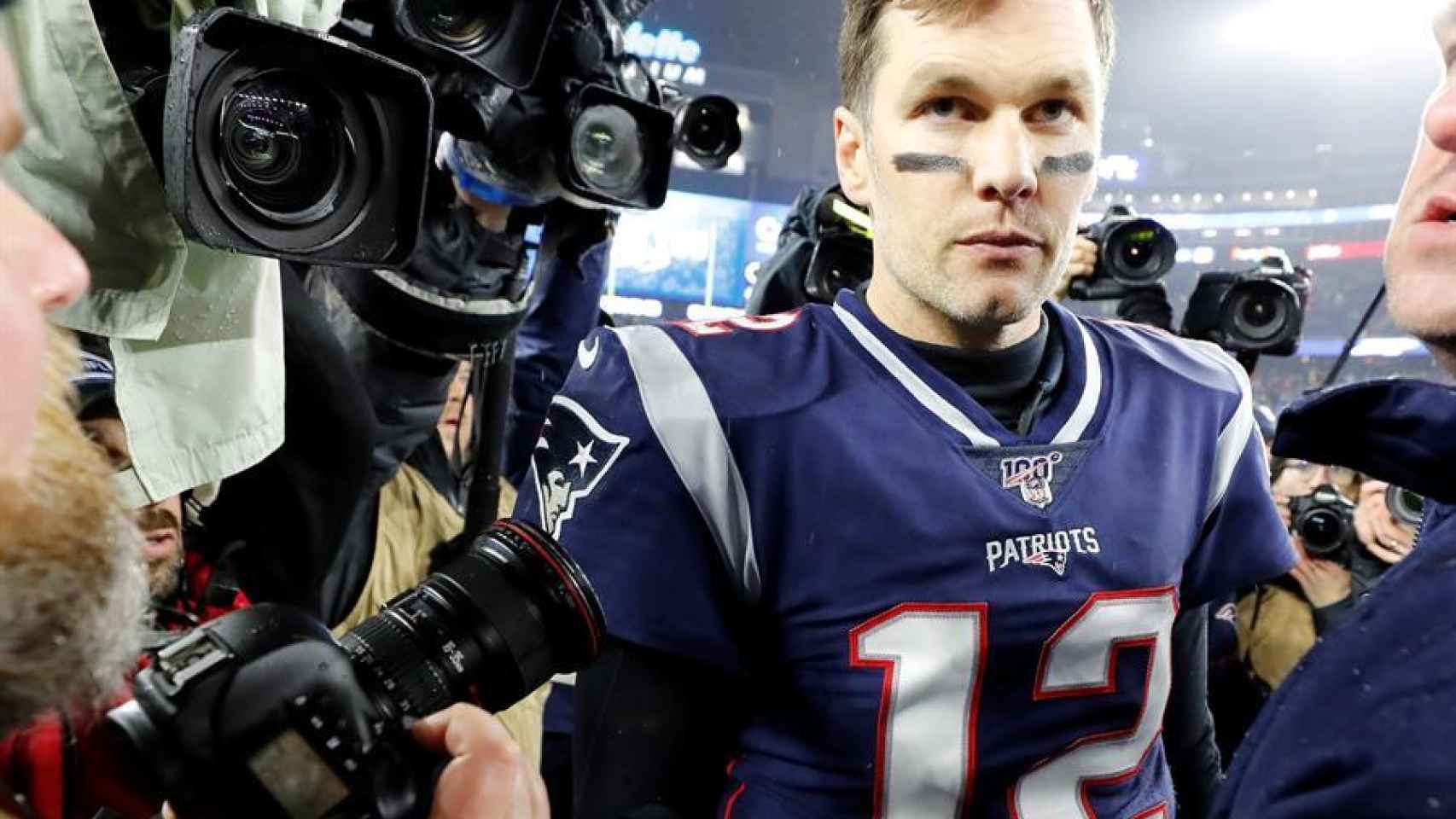Tom Brady, tras caer con los New England Patriots en los playoffs de la NFL