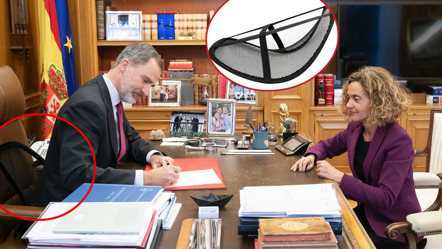 Felipe Vi firma el Real Decreto por el que nombra presidente del Gobierno a Pedro Sánchez.