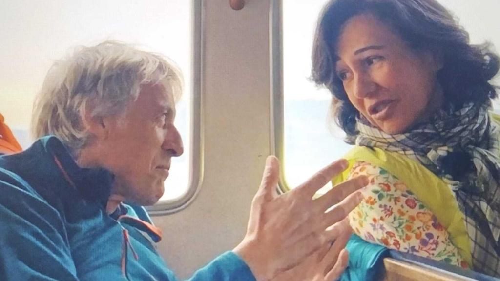 Ana Botín y Jesús Calleja.