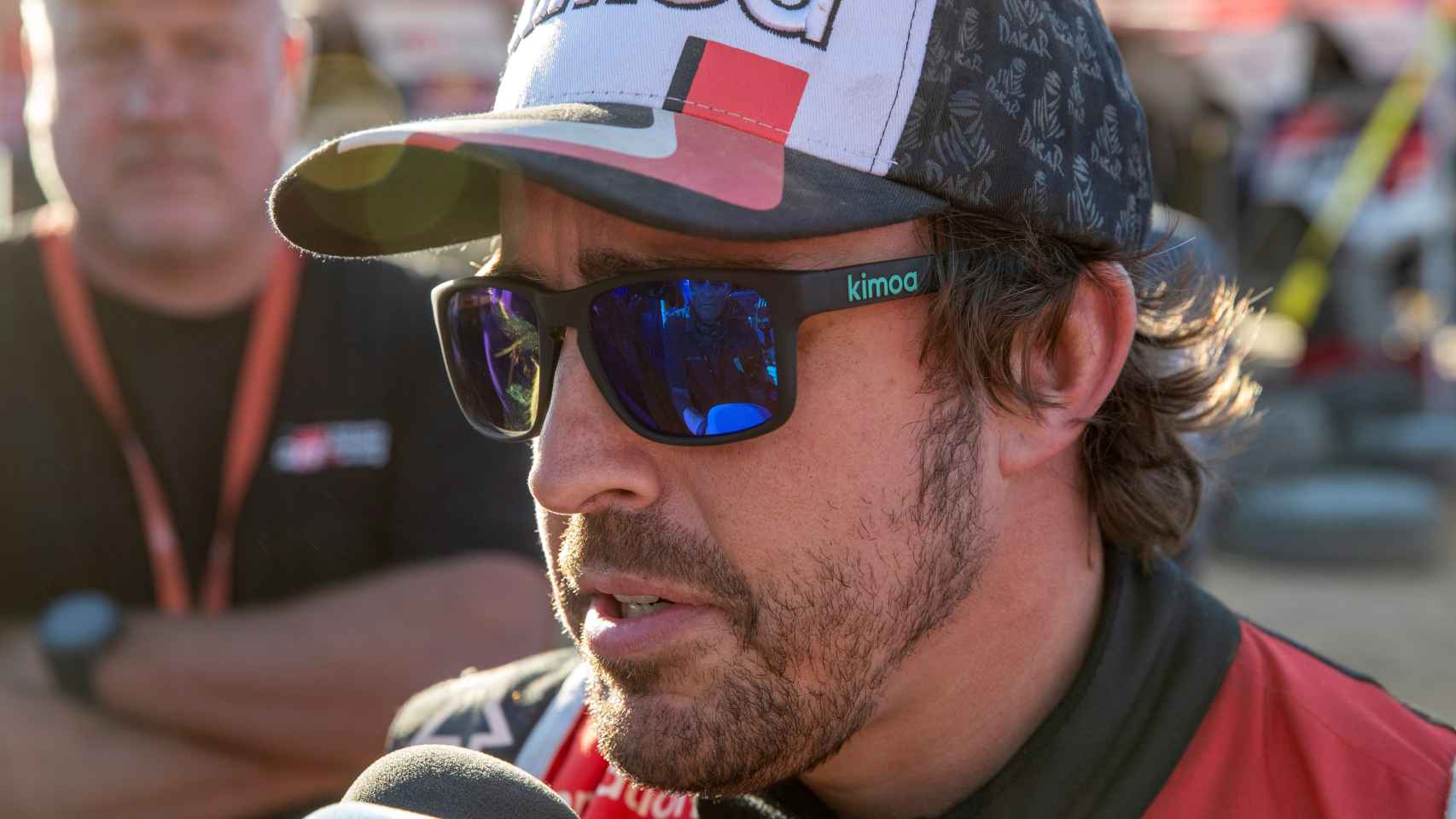 Fernando Alonso, durante el Rally Dakar