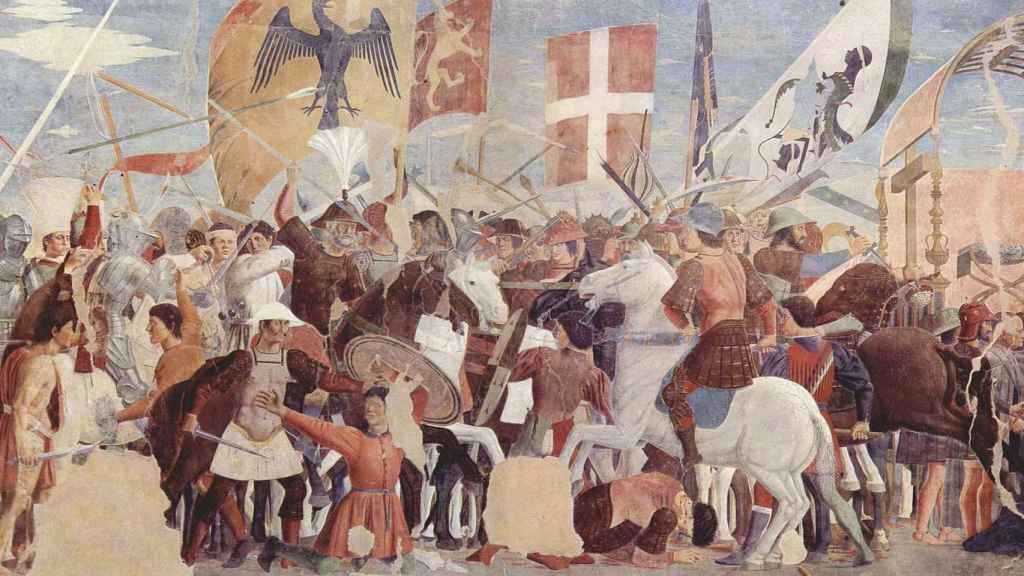 Batalla entre el ejército de Heraclio y el ejército persa comandado por Cosroes II (1452).