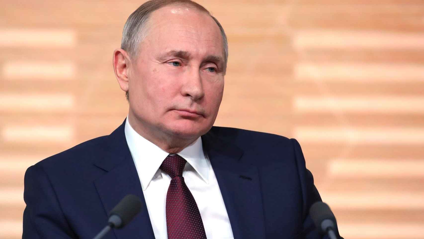 Putin en una conferencia de prensa en diciembre de 2019.