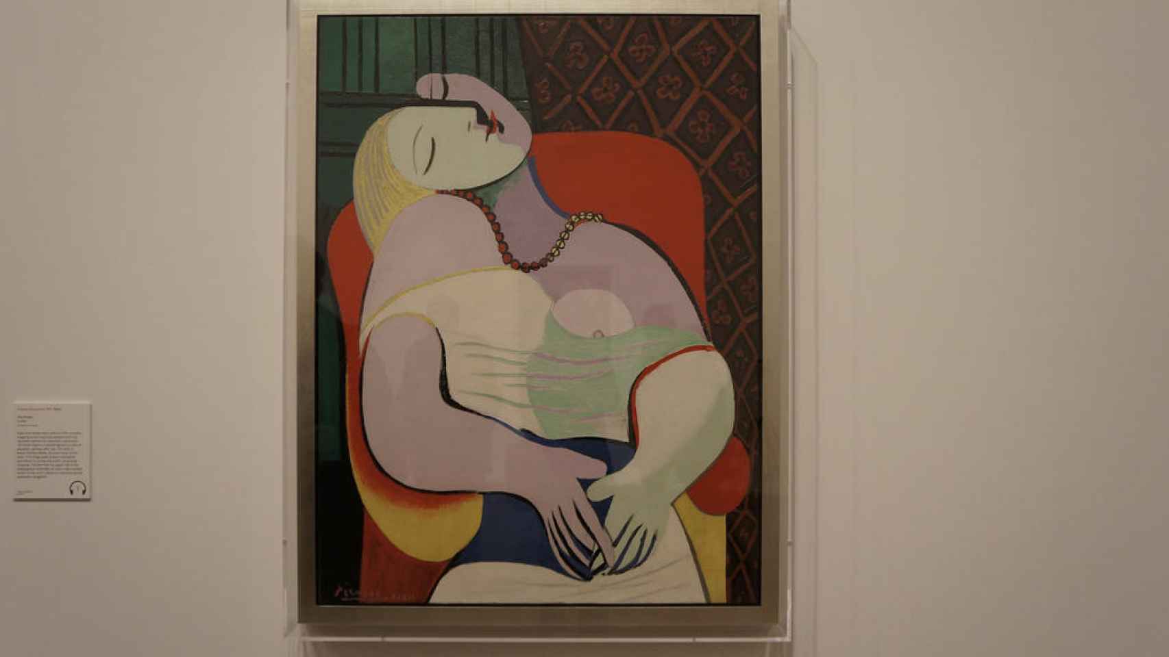 El cuadro 'Busto de mujer', de Picasso, antes de ser atacado por el joven murciano.