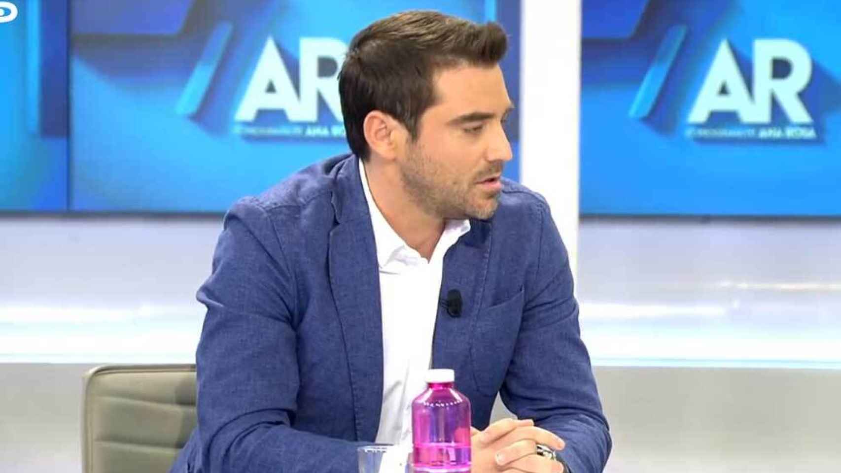 El periodista Javier Negre durante su intervención en el programa (Telecinco)