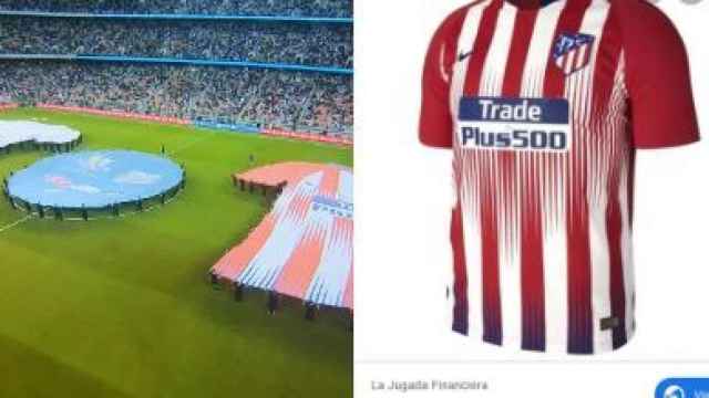 Confusión con las camisetas del Atlético