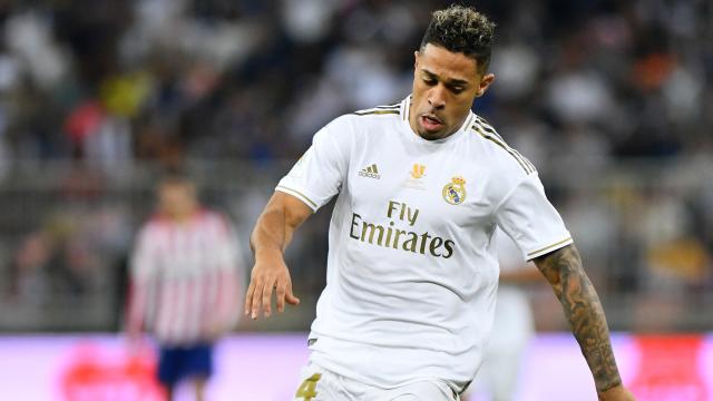 Mariano Díaz, en un partido del Real Madrid