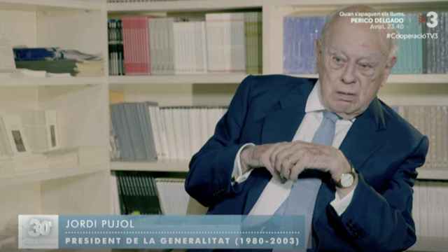 Jordi Pujol, durante su entrevista en el programa 30 minuts.