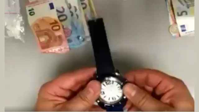 Reloj intervenido por la Policía Local de Canarias.
