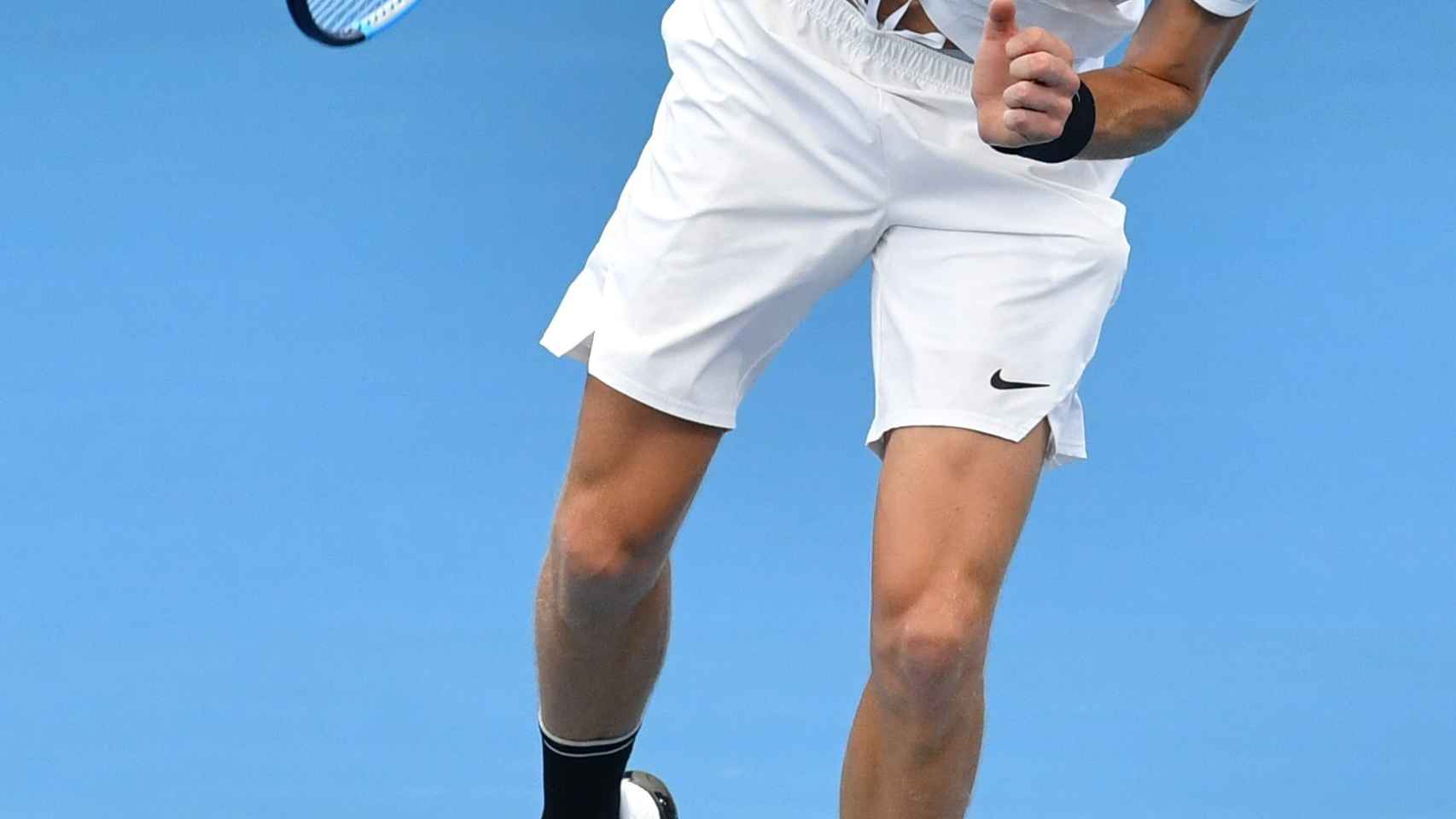 Nicolas Jarry, durante la ATP Cup