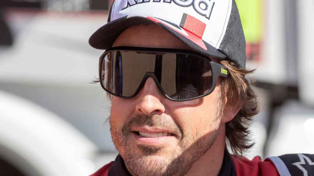 Fernando Alonso, tras quedar segundo en la octava etapa del Dakar 2020