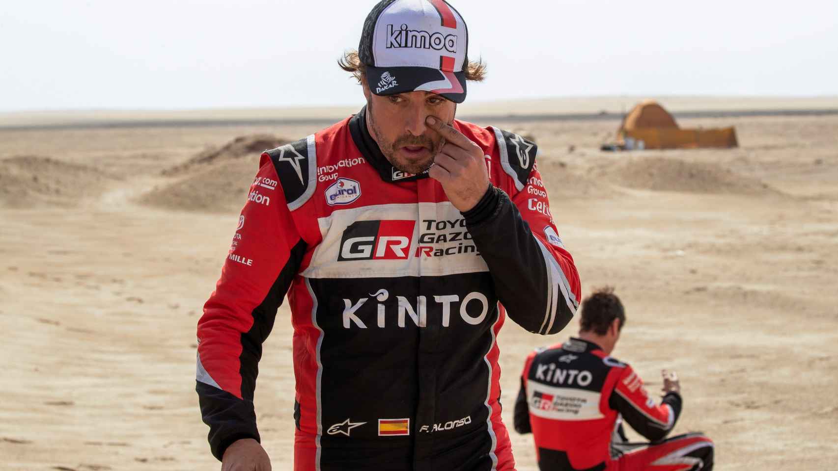 Fernando Alonso, en la etapa 10 del Dakar