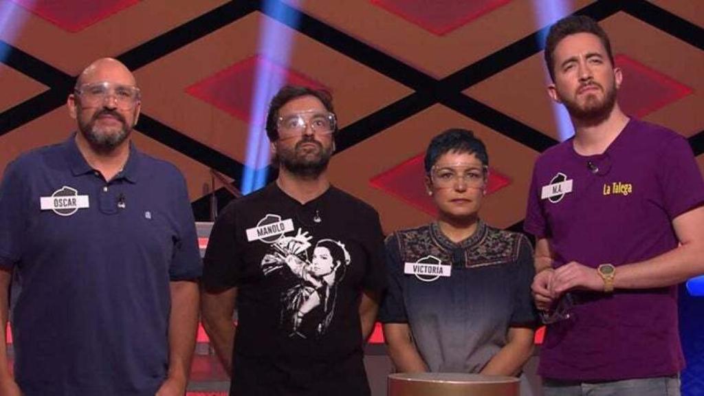 Los Disperos en el programa.