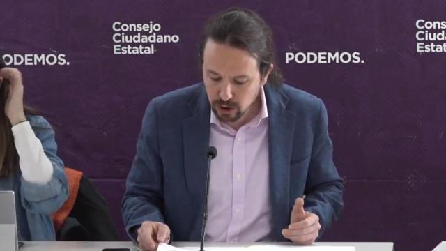 Pablo Iglesias, secretario general de Podemos.