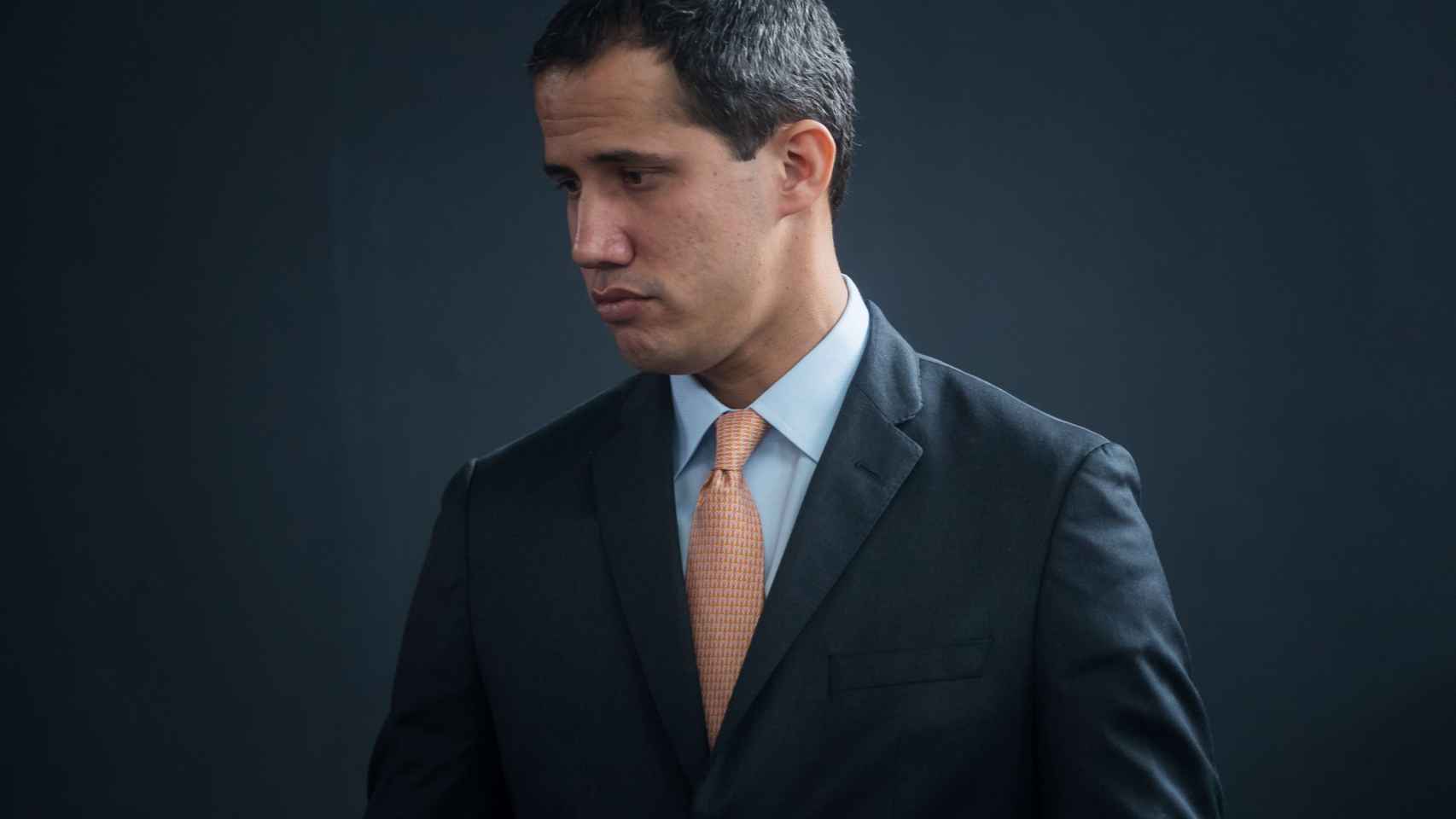 Guaidó, durante una sesión parlamentaria en la sede de el Hatillo, en Caracas