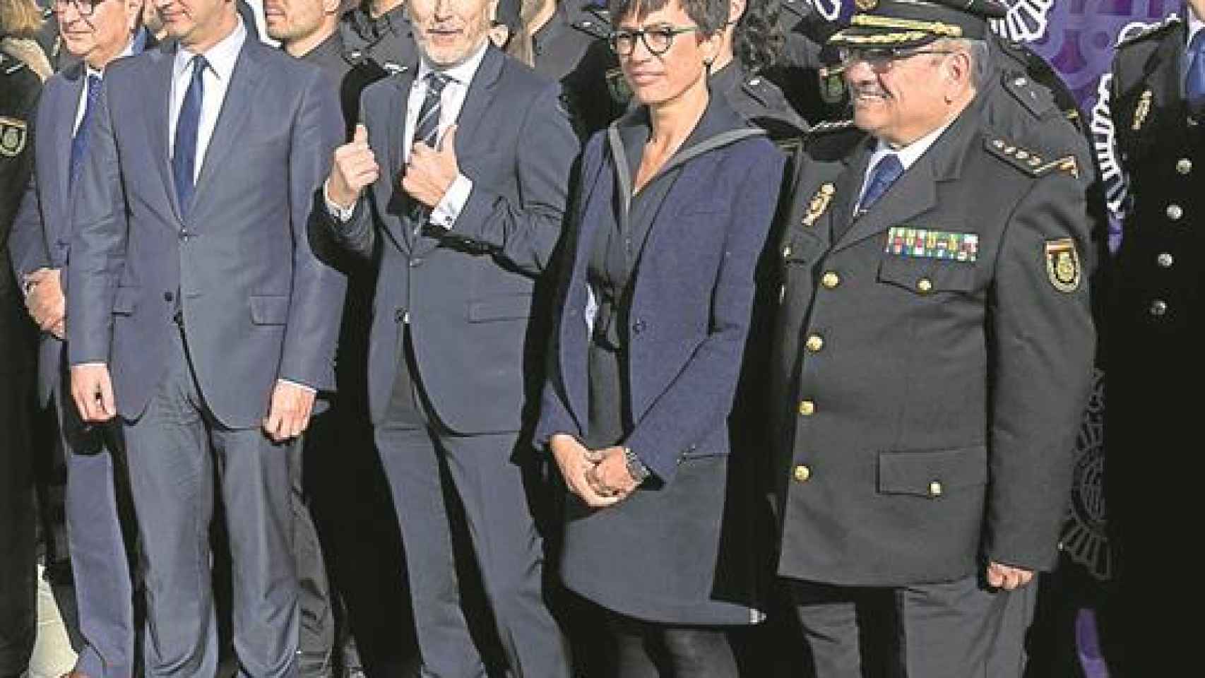 El ministro del Interior, Fernando Grande-Marlaska, junto a María Gámez en un acto reciente.