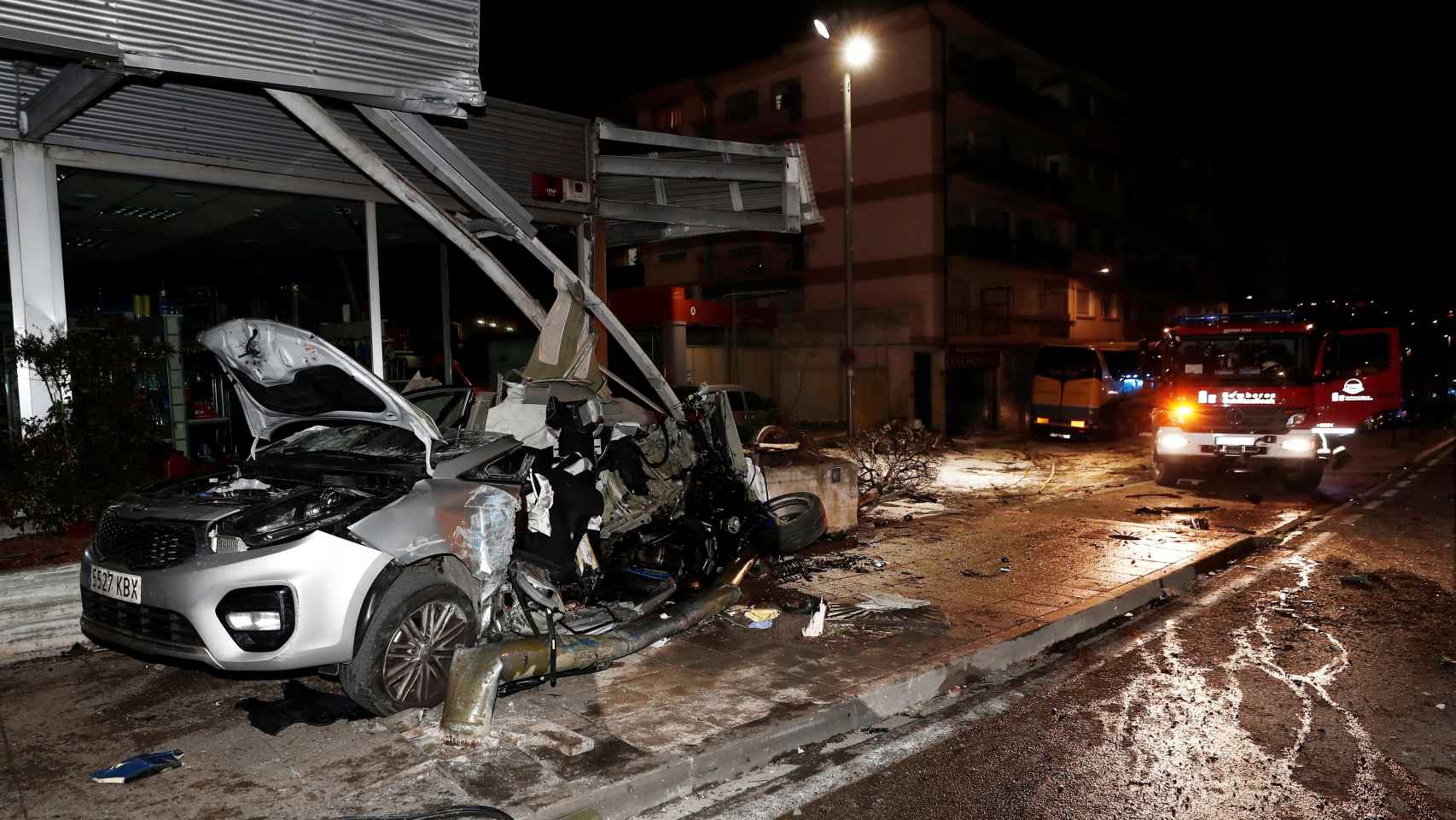 Accidente de tráfico en Estella (Navarra).