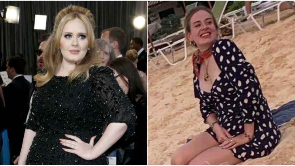 El sorprendente cambio físico de Adele: pierde 45 kilos en tiempo ...