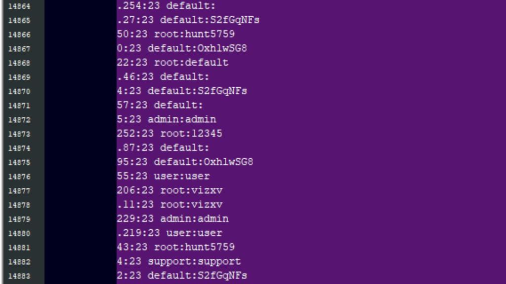 Lista del hackeo.