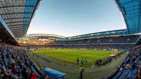 El estadio de Riazor, este domingo en el Deportivo - Cádiz